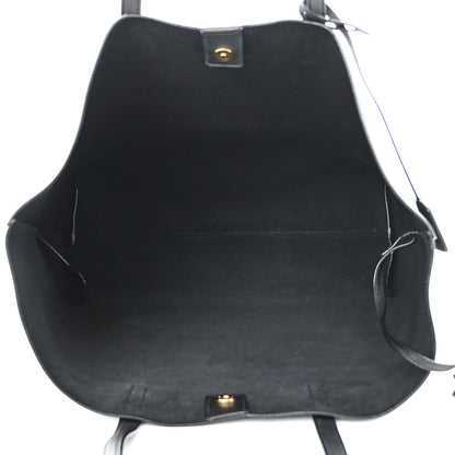 Saint Laurent Calfskin Large Shopping Tote Black 6 of 14