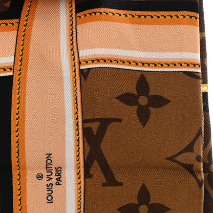 Louis Vuitton Silk Monogram Confidential Bandeau Brown 5 of 6