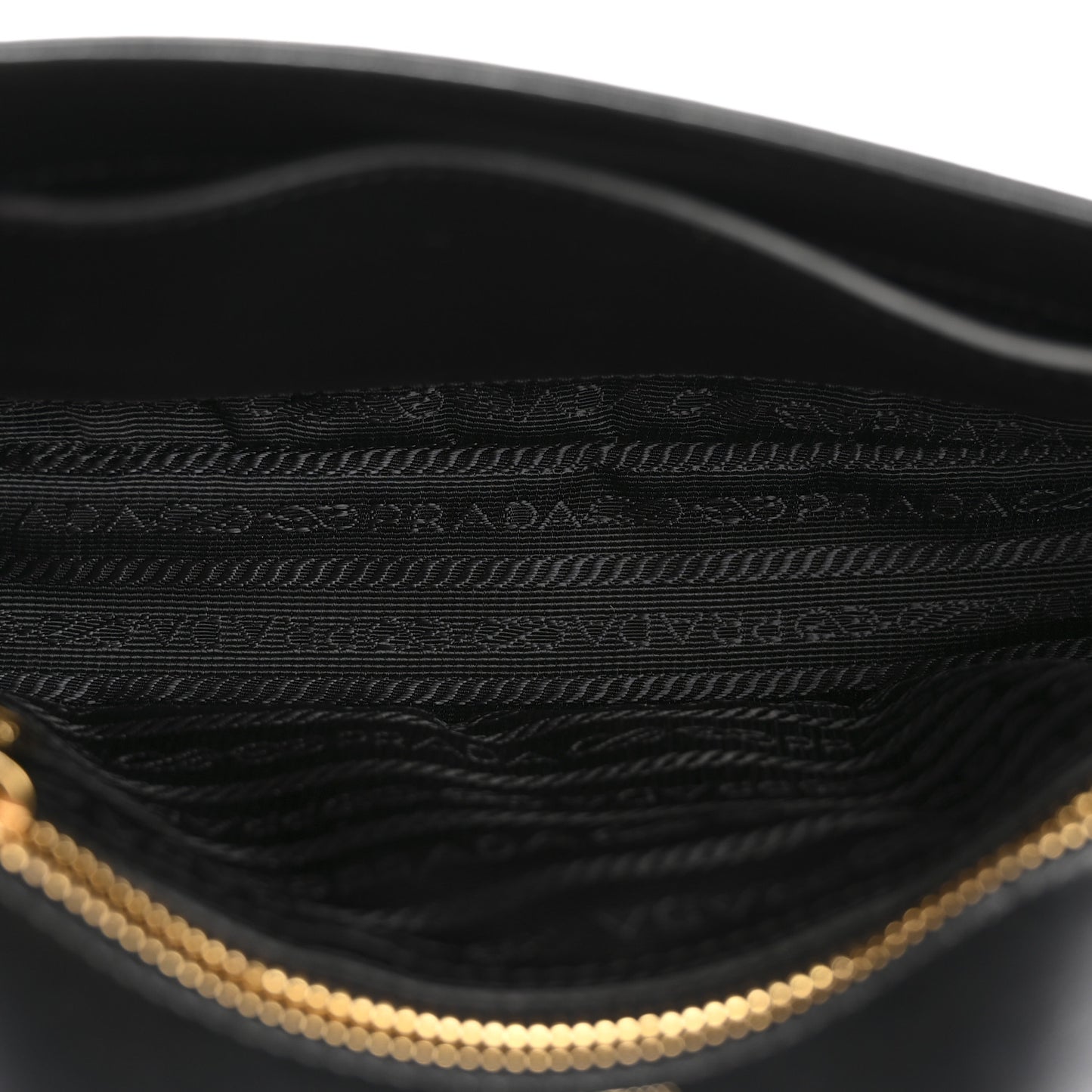 Saffiano Flap Shoulder Bag Black
