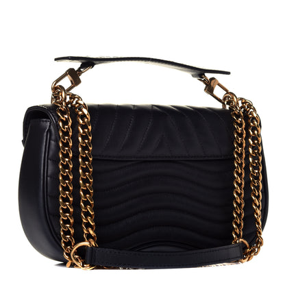 Louis Vuitton Calfskin New Wave Chain MM Black 3 of 10