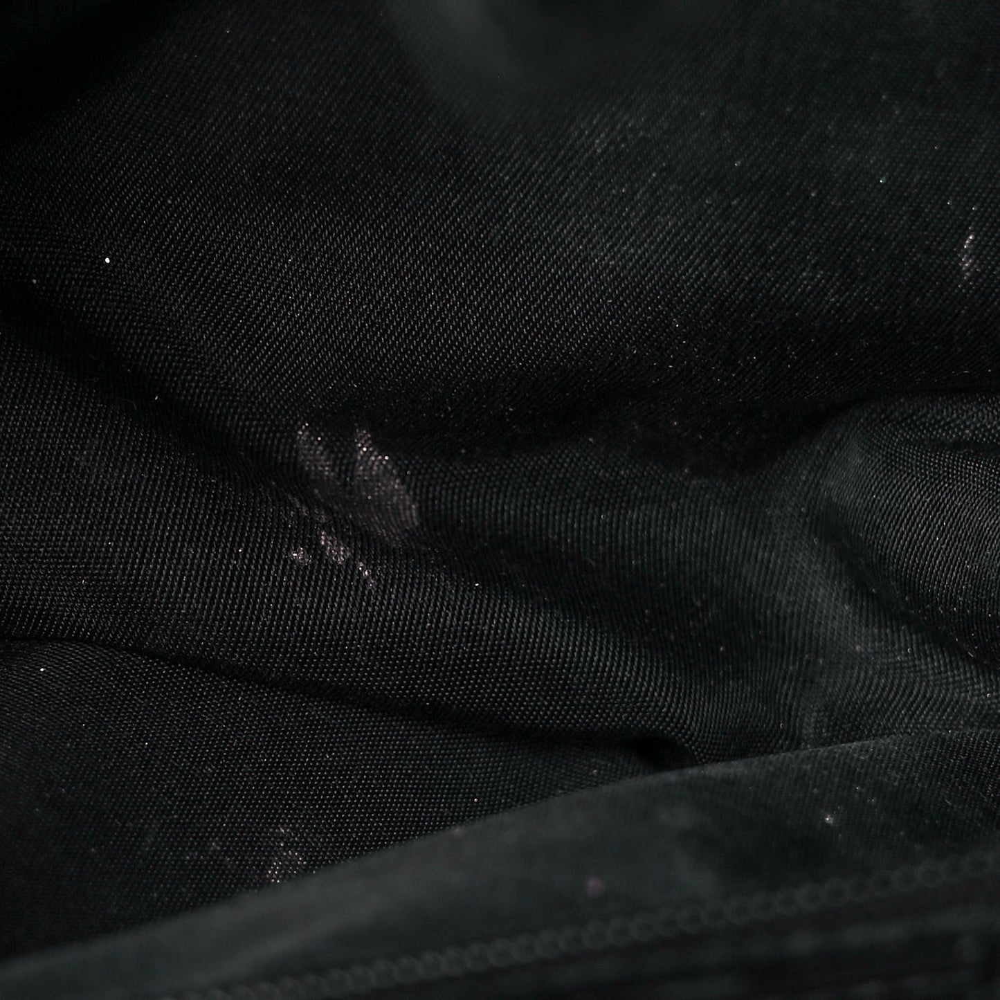 Nylon Saddle Bag Black