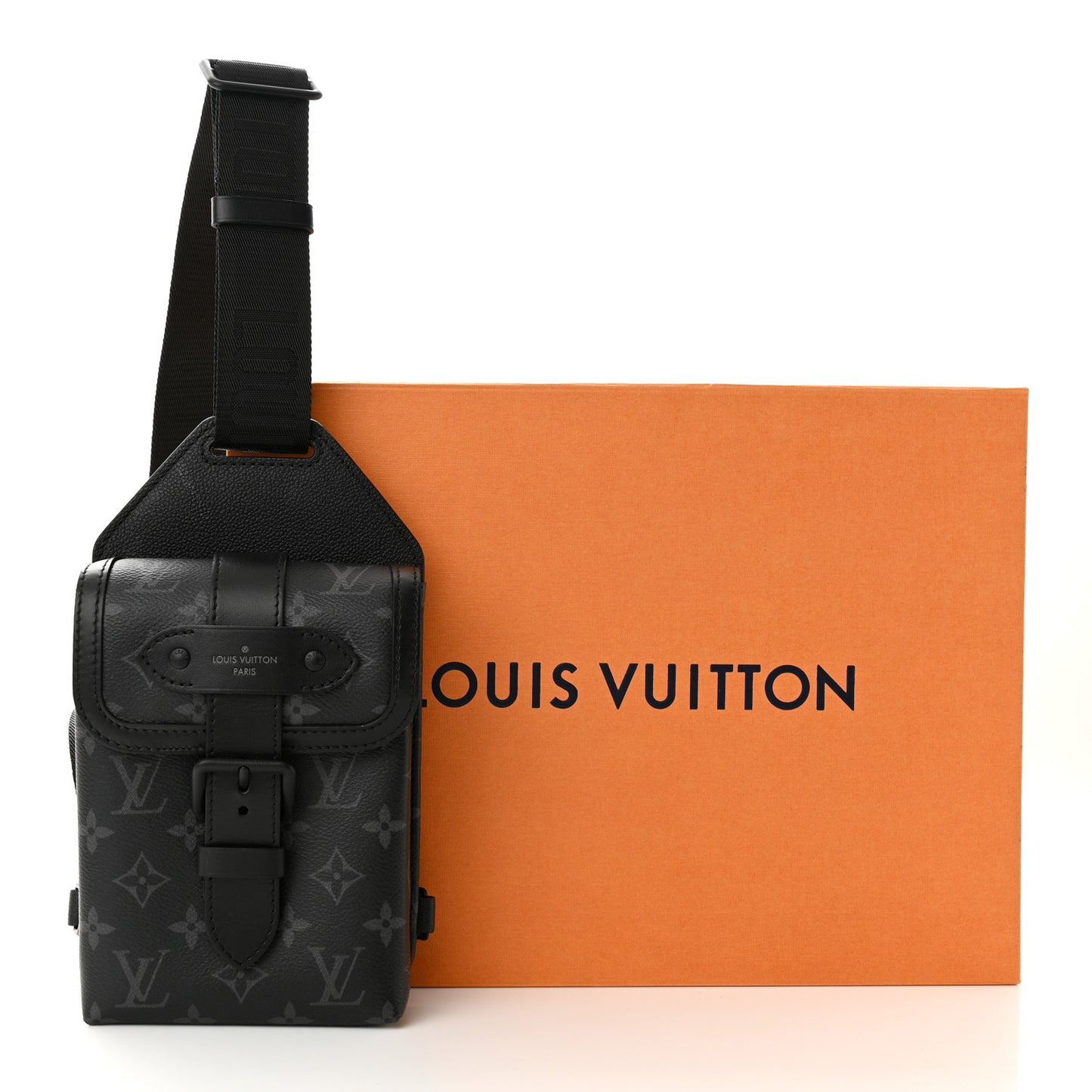 Monogram Eclipse Saumur Slingbag Black