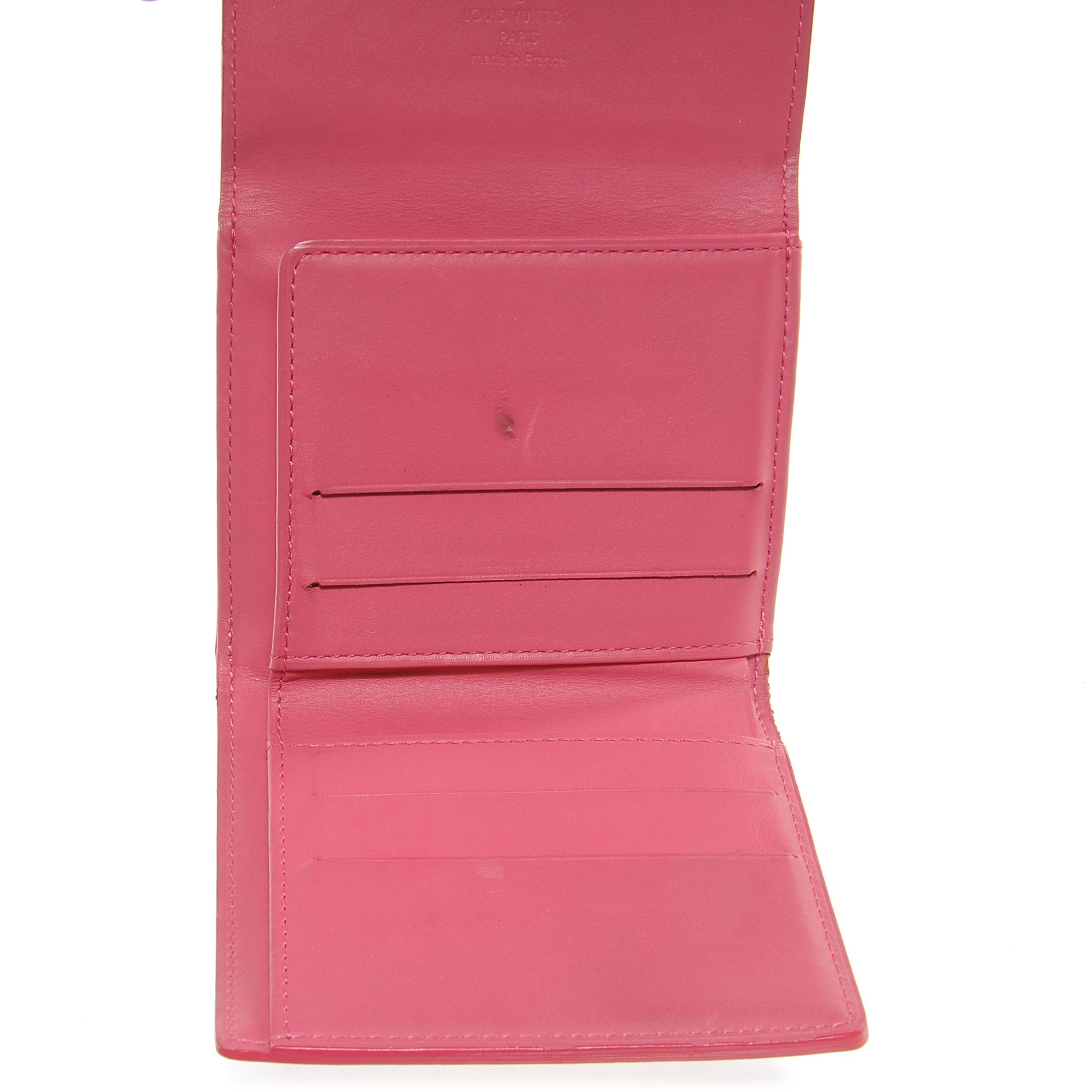 Louis Vuitton Vernis Elise Wallet Framboise 5 of 7