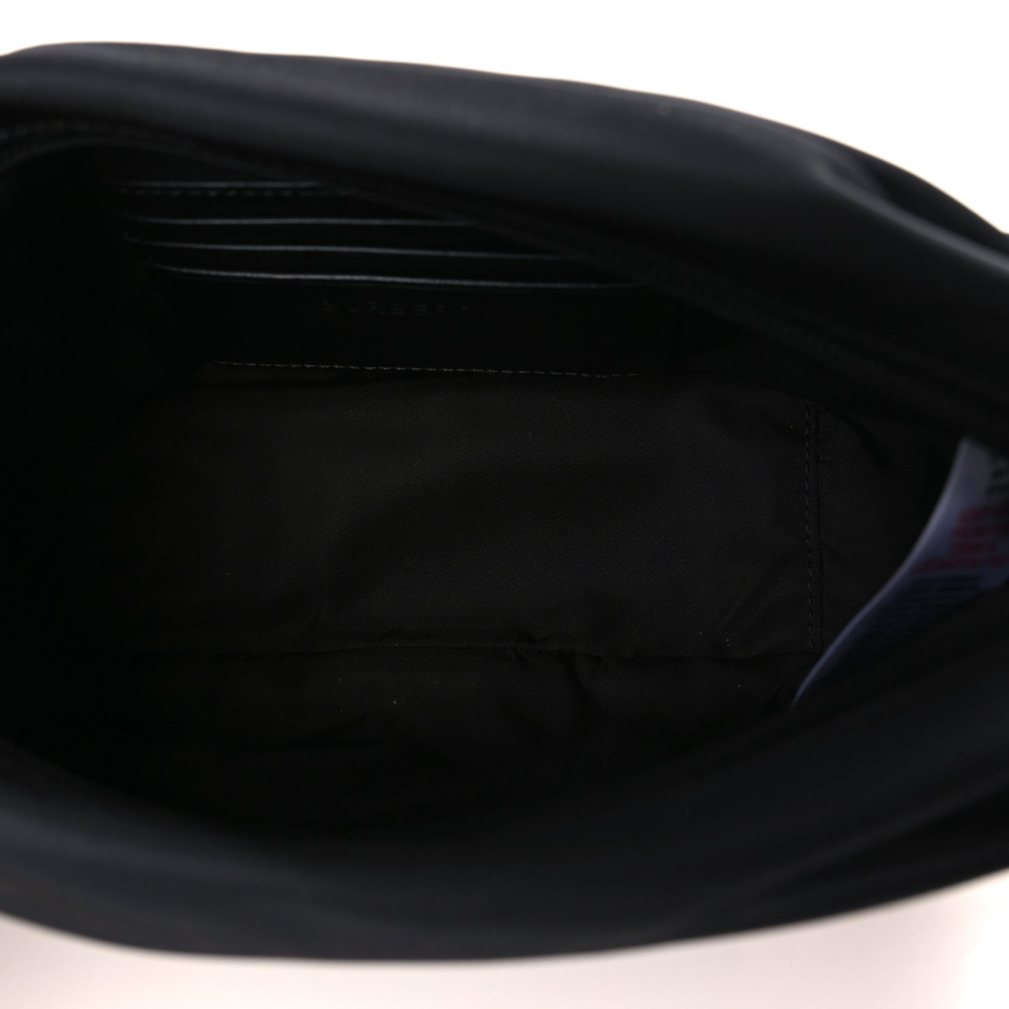 Nylon Logo Detail Crossbody Bag Black