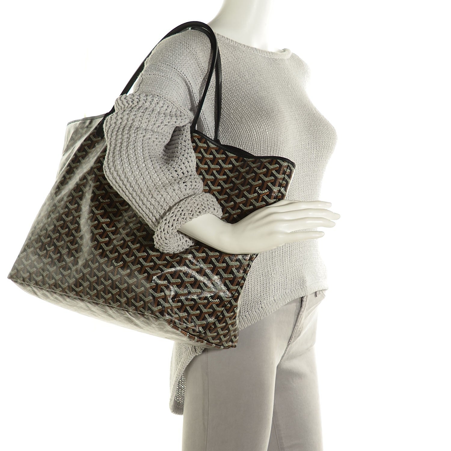 Goyard Goyardine Saint Louis GM Black 2 of 10