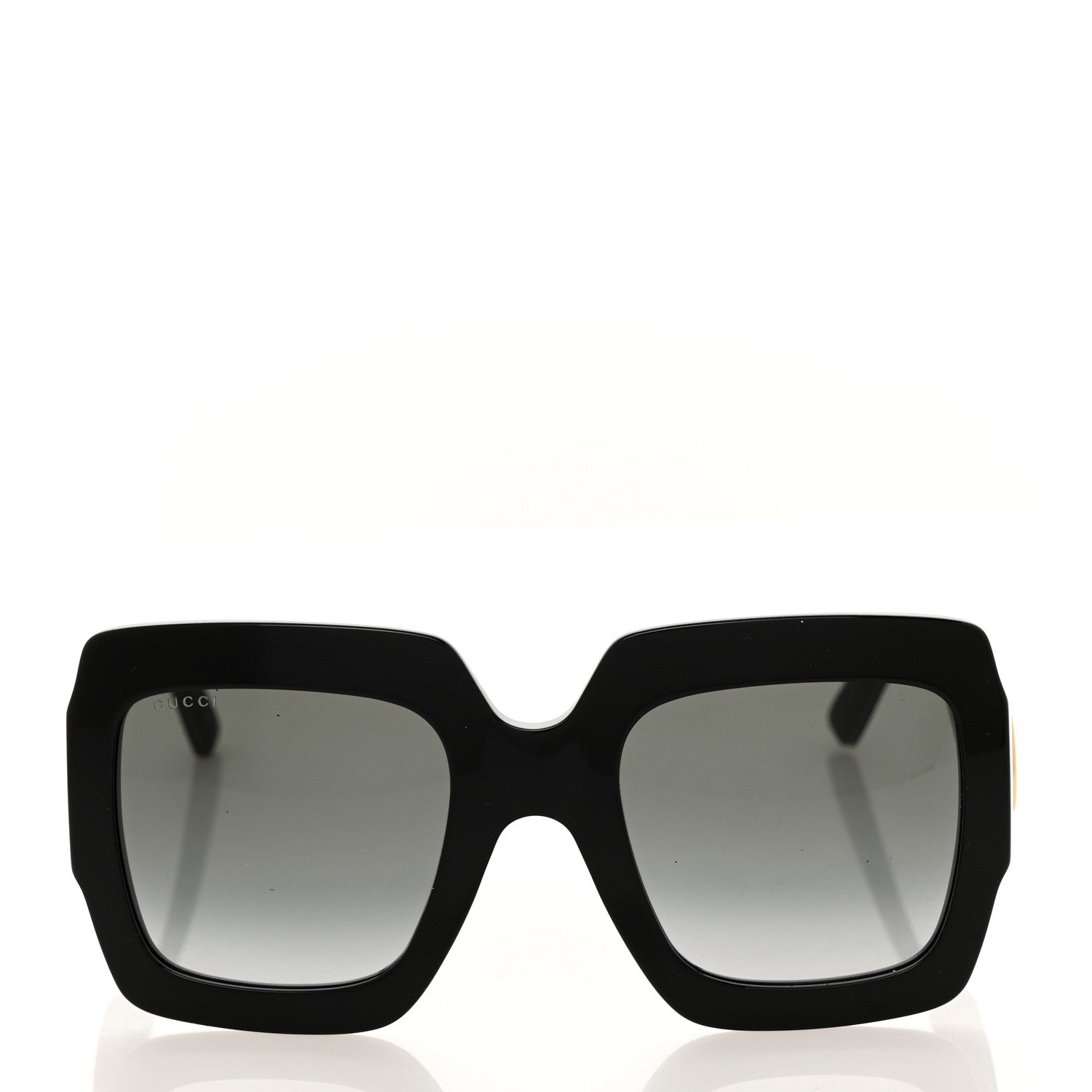 Gucci Square Frame Glitter GG0102S Sunglasses Black 2 of 8