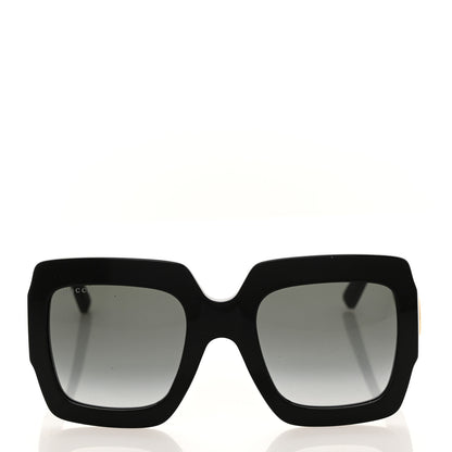 Gucci Square Frame Glitter GG0102S Sunglasses Black 2 of 8