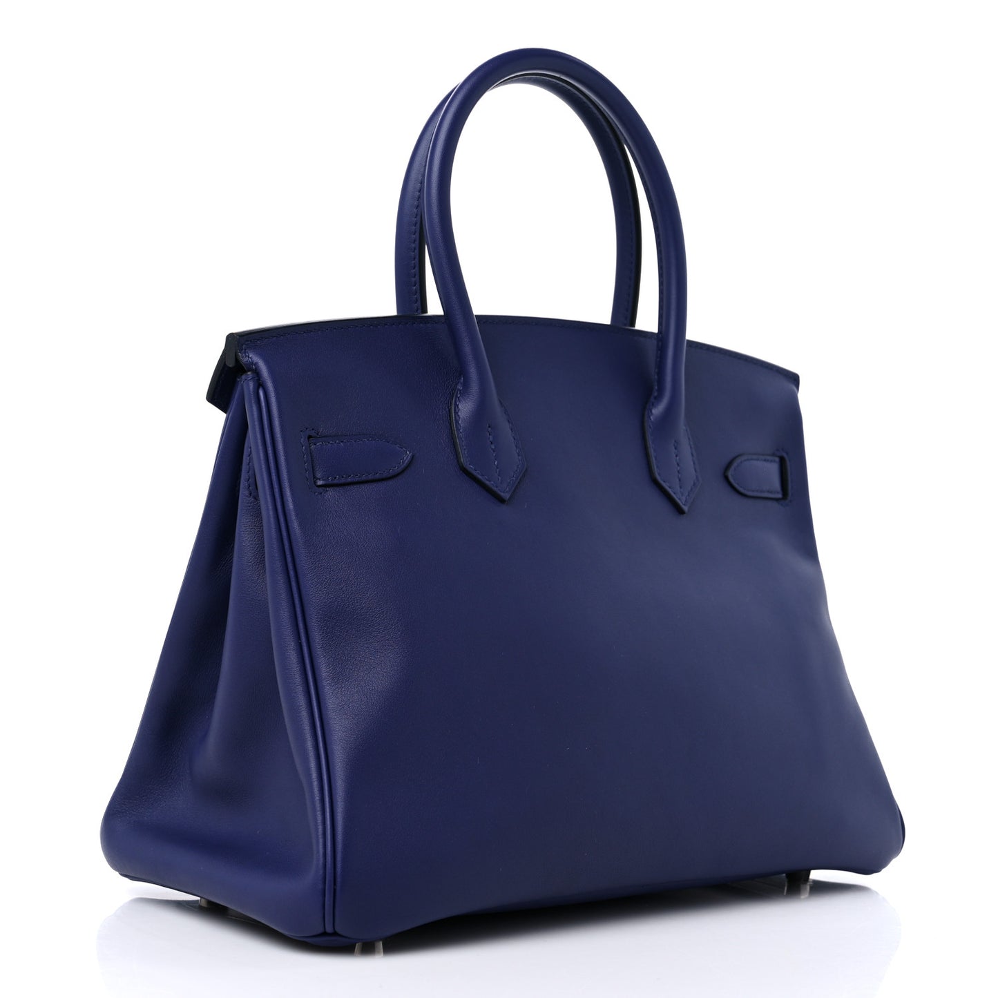Swift Epsom Tressage Birkin 30 Bleu Encre Bleu Du Nord Gold