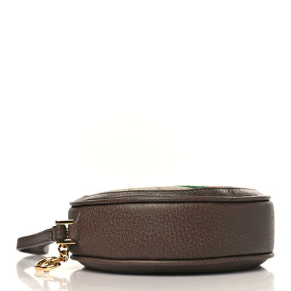 Gucci GG Supreme Monogram Web Ophidia Circle Wristlet Beige New Acero 4 of 9