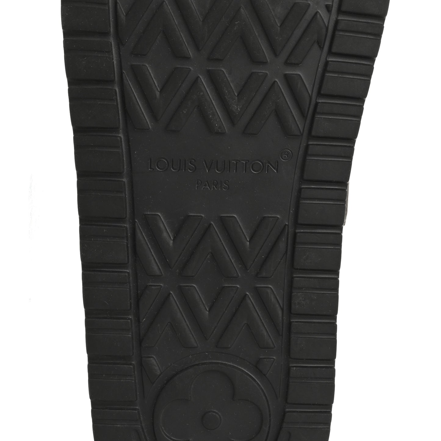 Monogram LV Sunset Comfort Flat Sandals 37.5 Cacao Brown