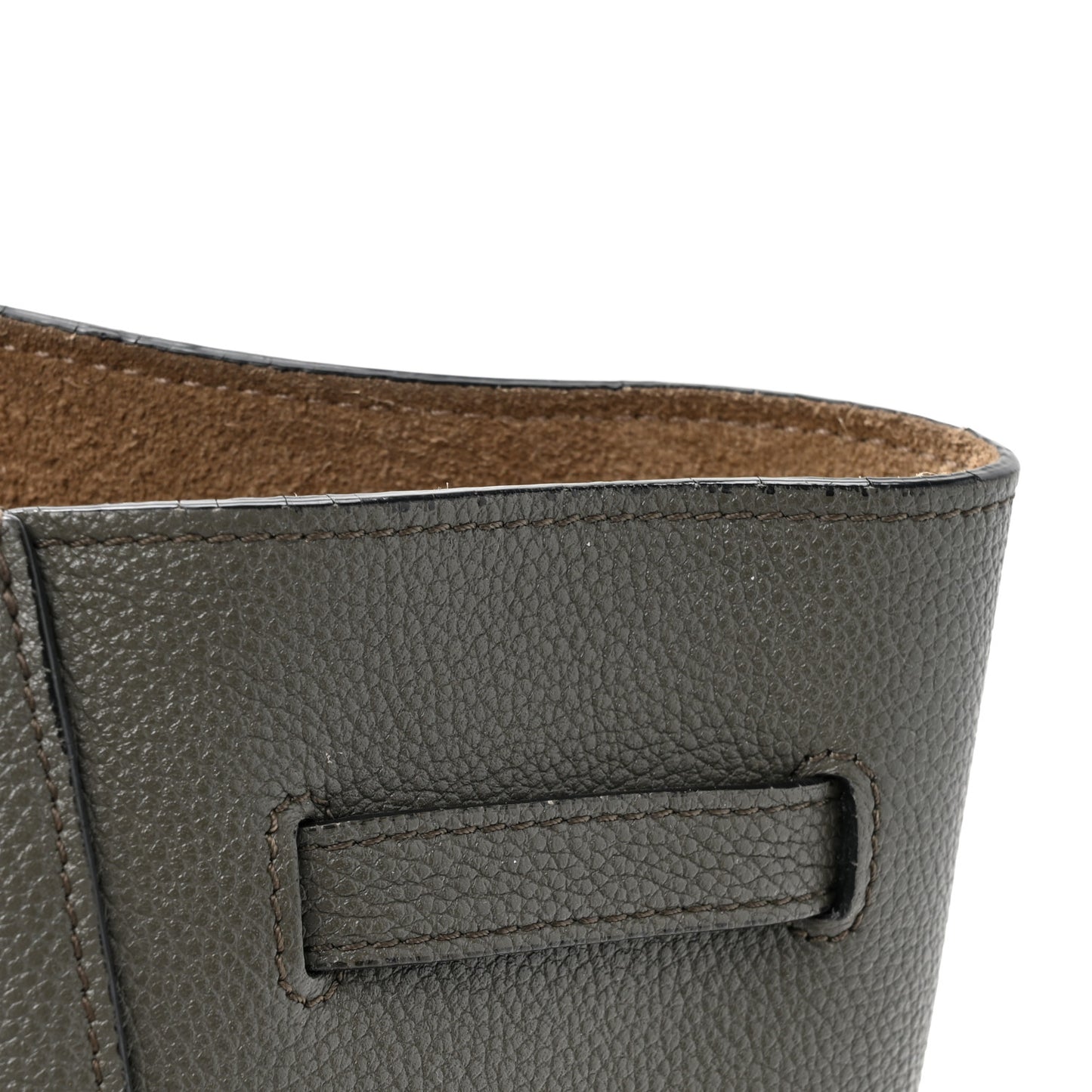 Soft Grained Calfskin Small Belt Cabas Phantom Taupe