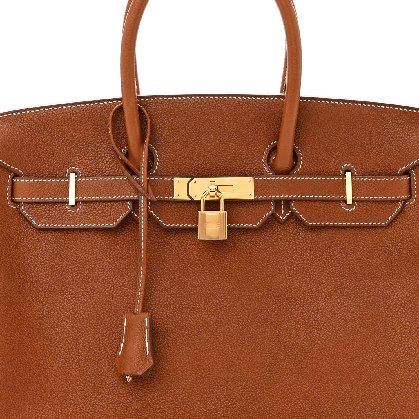 Natural Barenia Faubourg Birkin 35 Fauve
