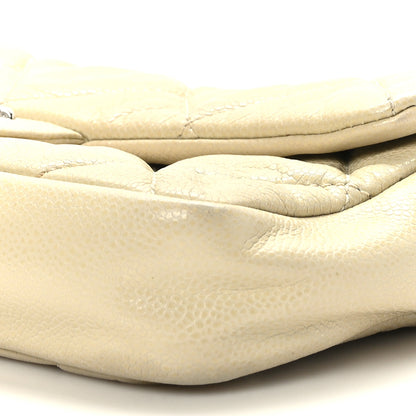 Chanel Glazed Caviar Quilted Small Nature Flap Bag Beige 9 of 9