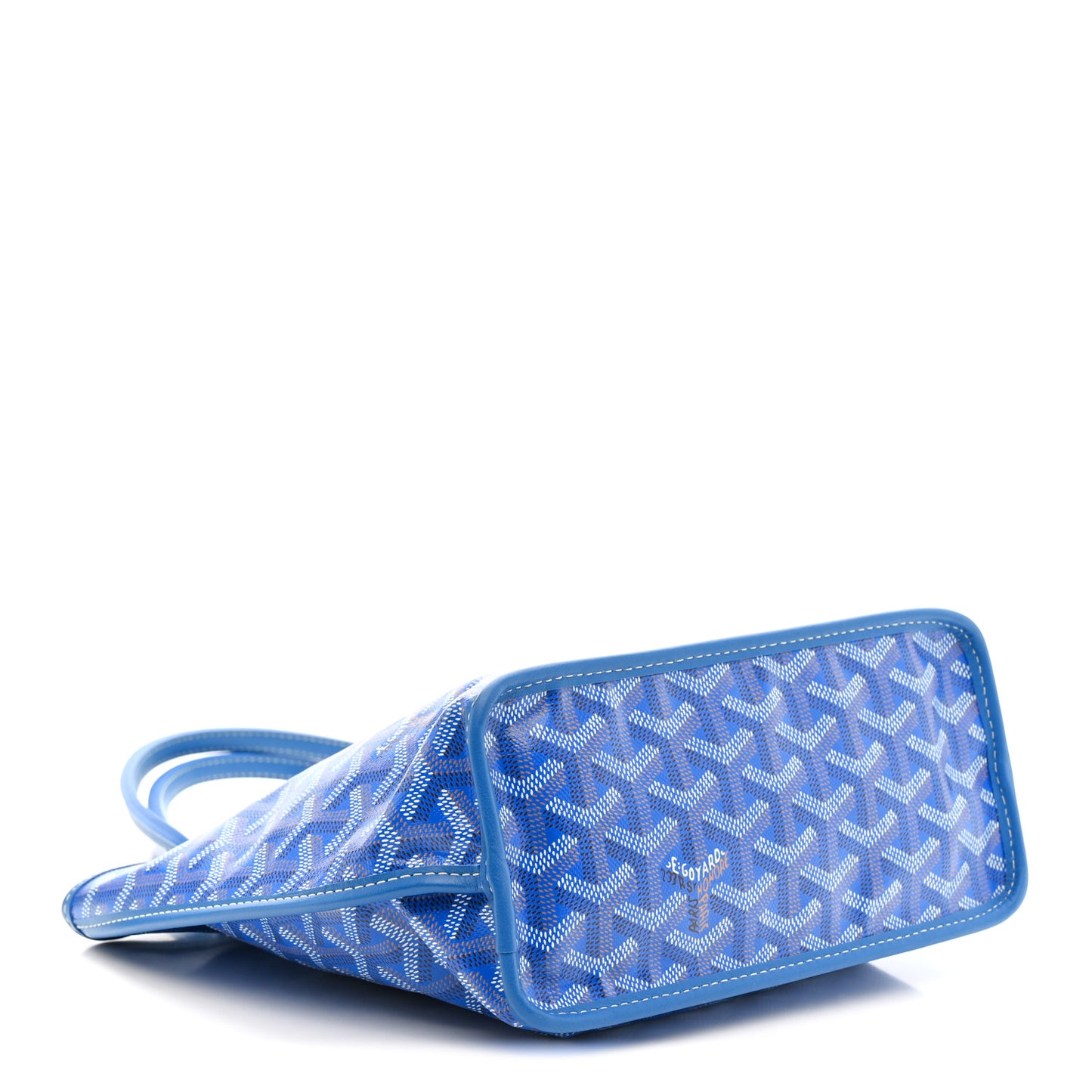 Goyardine Reversible Mini Anjou Sky Blue