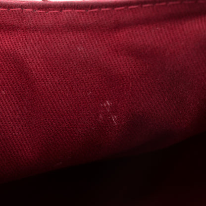 Chanel Lambskin Quilted Messenger Bag Red 11 of 14