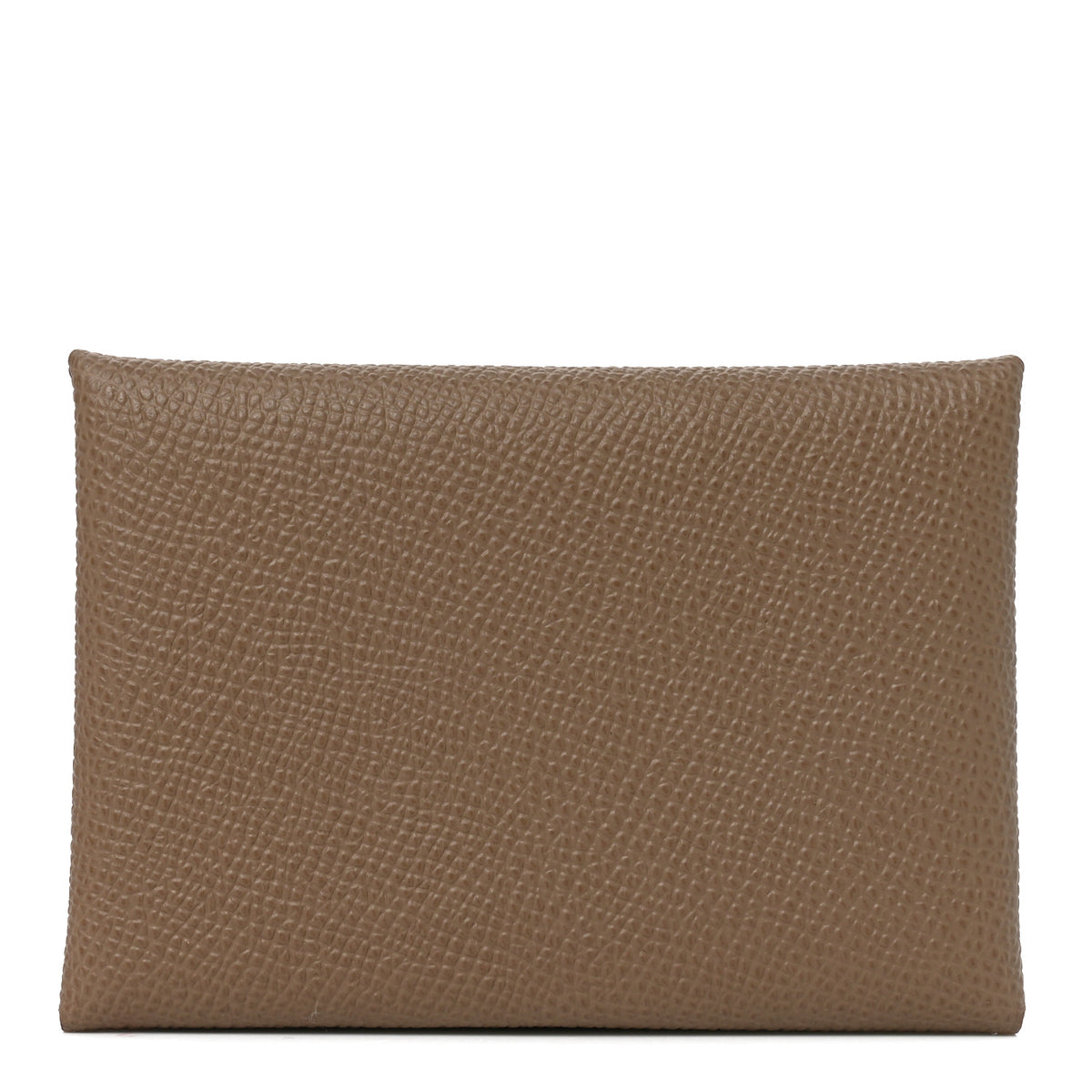 Hermes Epsom Calvi Duo Card Case Etoupe 1 of 8