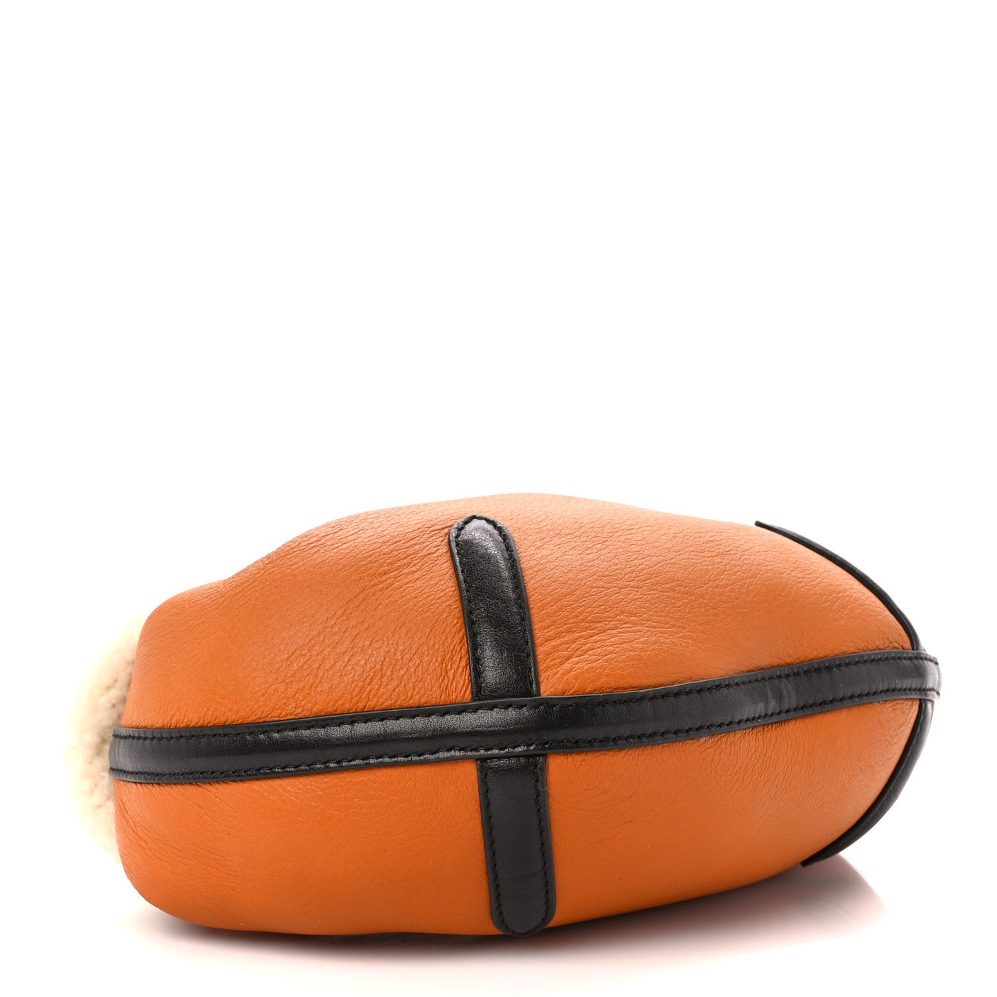 Calfskin Shearling Aviator Mini Jodie Honey