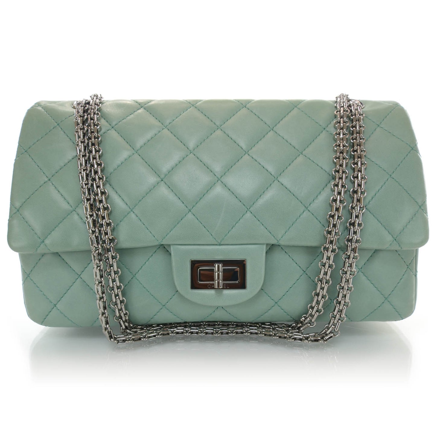 Lambskin 2.55 Reissue 227 Flap Green