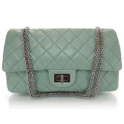 Chanel Lambskin 2.55 Reissue 227 Flap Green 1 of 9