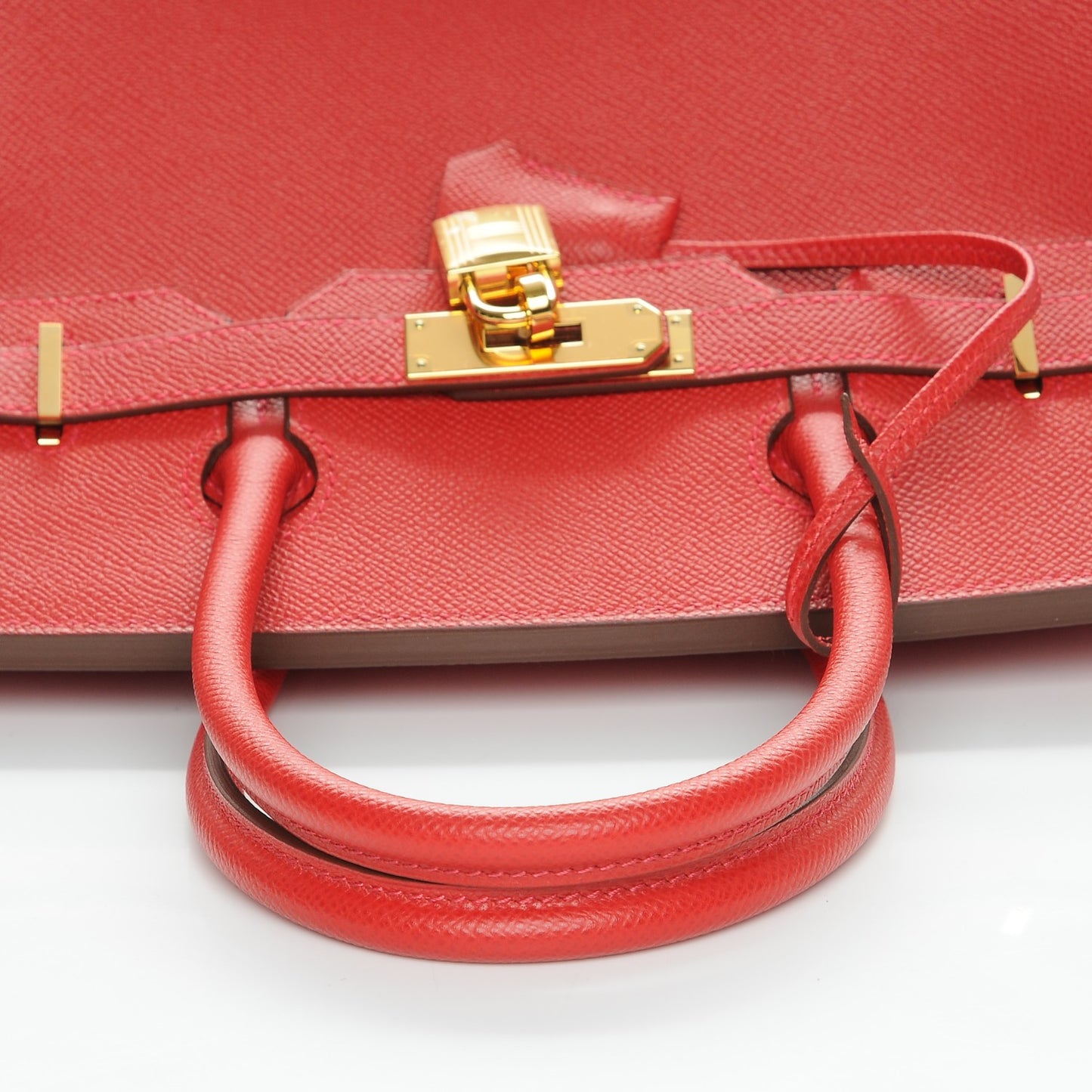 Epsom Birkin 30 Rouge Casaque