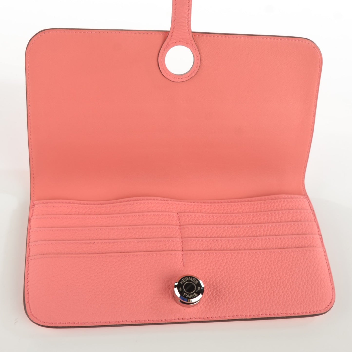 Togo Dogon Recto Verso Wallet Rose Candy