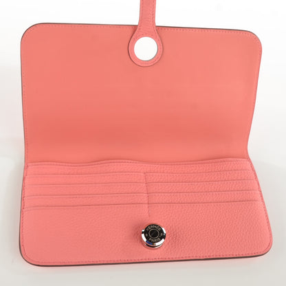 Hermes Togo Dogon Recto Verso Wallet Rose Candy 8 of 10