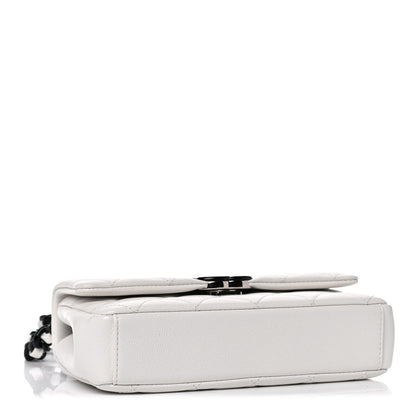 Chanel Caviar Quilted My Everything Small Flap White Black 3 of 9