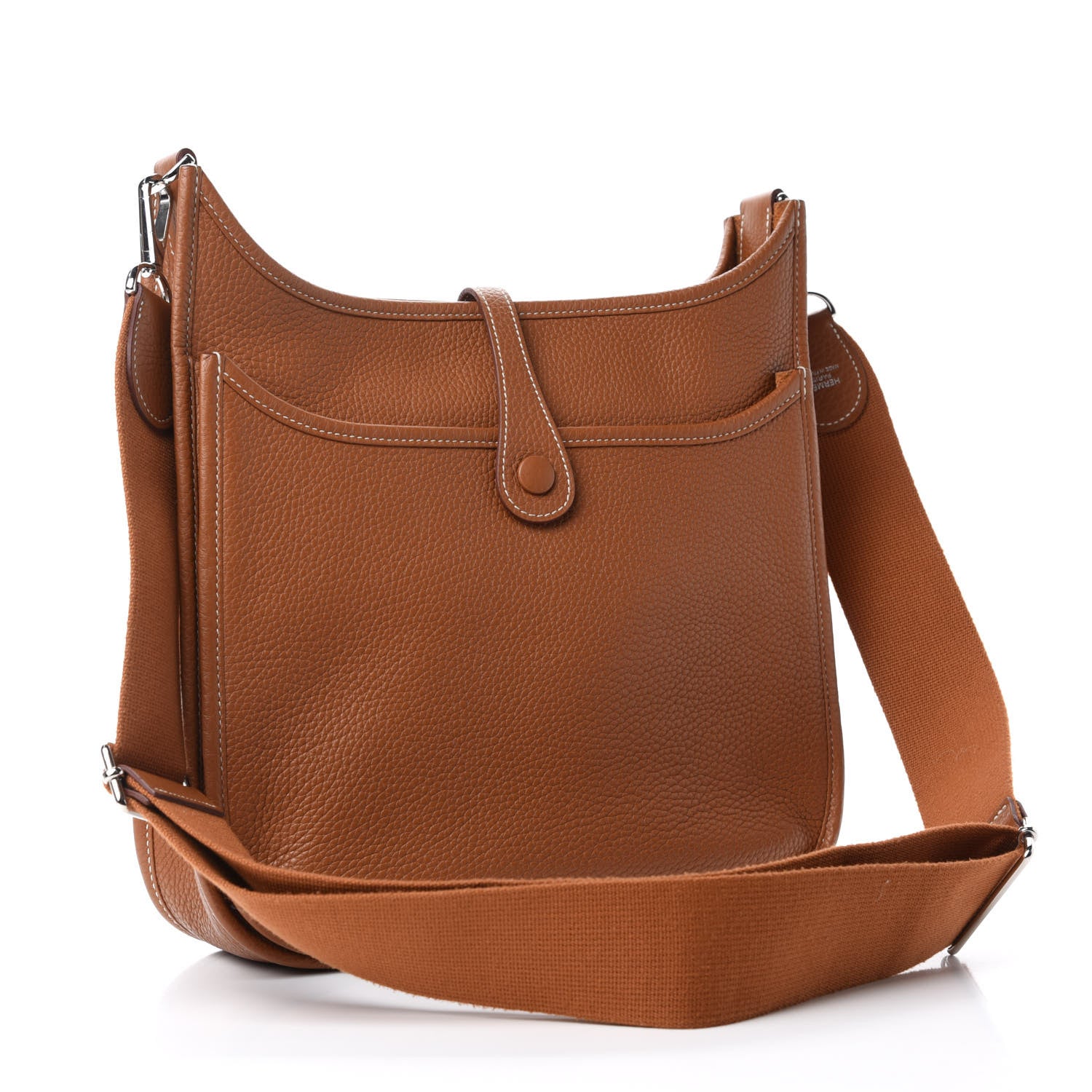Hermes Taurillon Clemence Evelyne III PM Gold 3 of 11