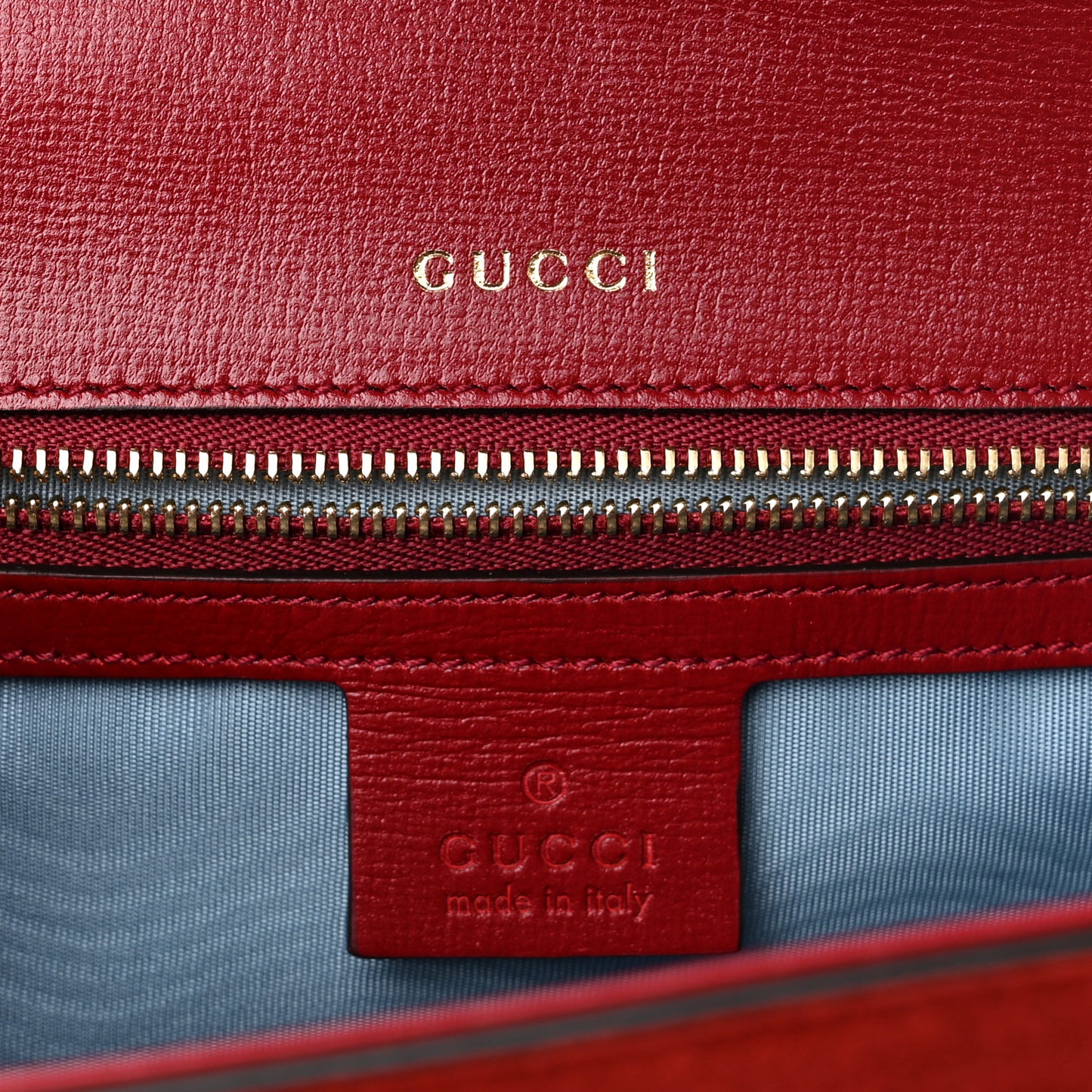 Suede Small Torchon GG Ring Shoulder Bag New Cherry Red