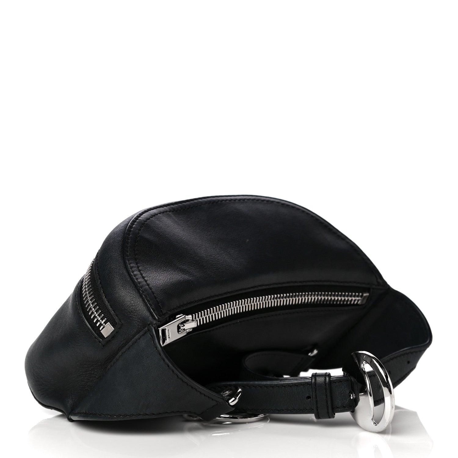 Alexander Wang Calfskin Chain Ace Belt Bag Black 3 of 16