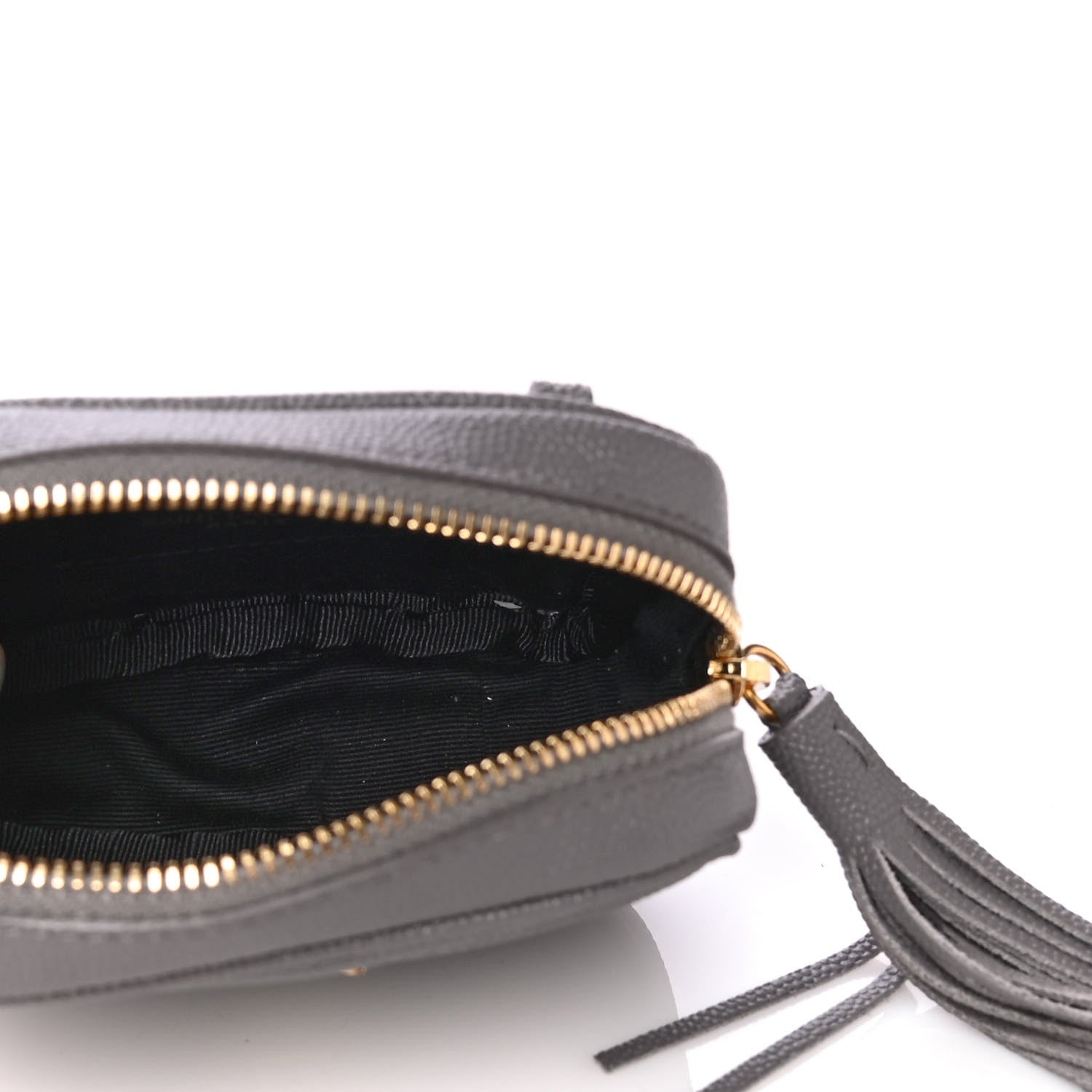 Saint Laurent Grain De Poudre Matelasse Monogram Baby Lou Camera Bag Fog 5 of 7