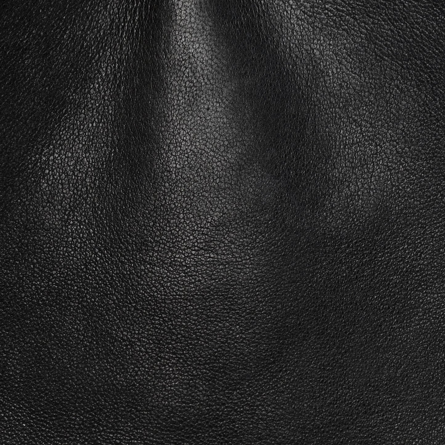 Lambskin Contrast Stitch Surpique Accordion Flap Black
