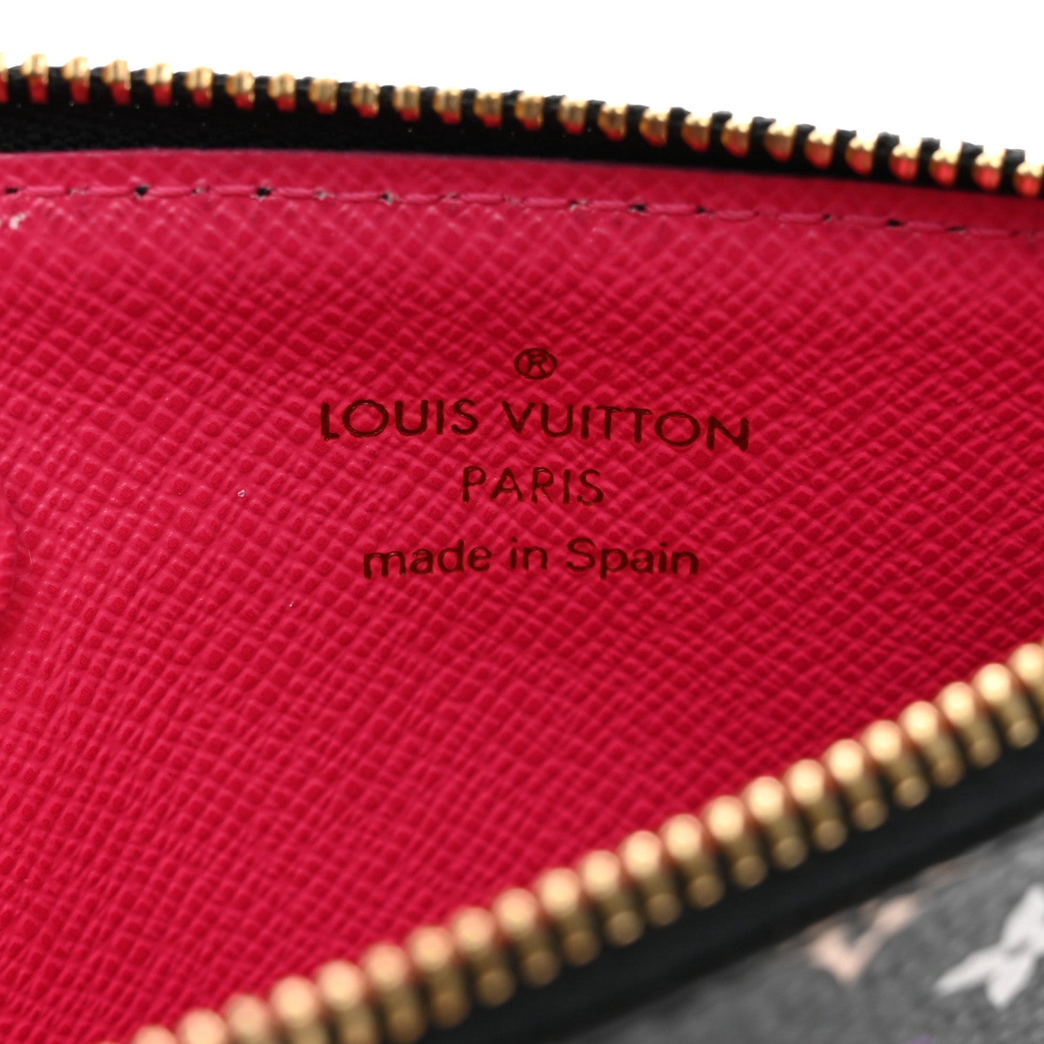 Louis Vuitton Monogram Multicolor Key Pouch Black Grenade 6 of 9