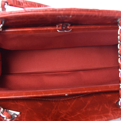 Chanel Glazed Calfskin Quilted Medium Just Mademoiselle Red 7 of 11
