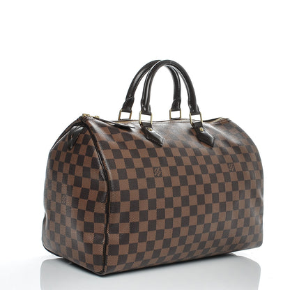 Louis Vuitton Damier Ebene Speedy 35 3 of 8