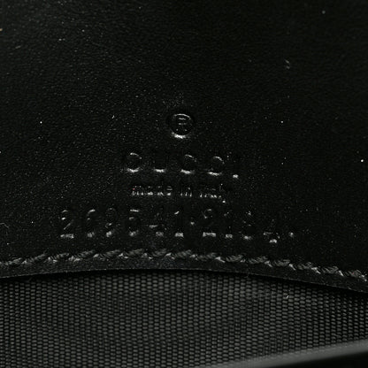 Gucci Guccissima Signature Dice Chain Wallet Black 6 of 9