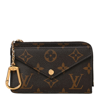 Louis Vuitton Monogram Recto Verso Card Holder Black 1 of 10