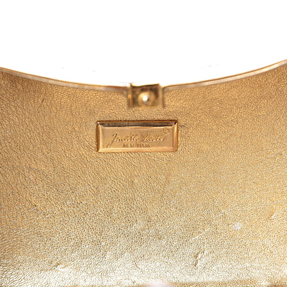 Judith Leiber Swarovski Crystal Minaudiere Clutch Gold 7 of 13