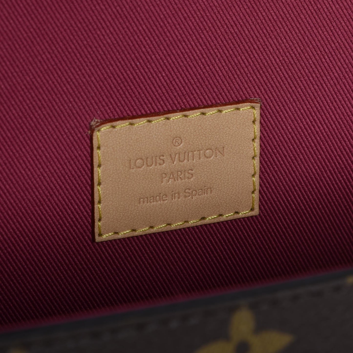 Monogram Cluny BB Bordeaux Fuchsia