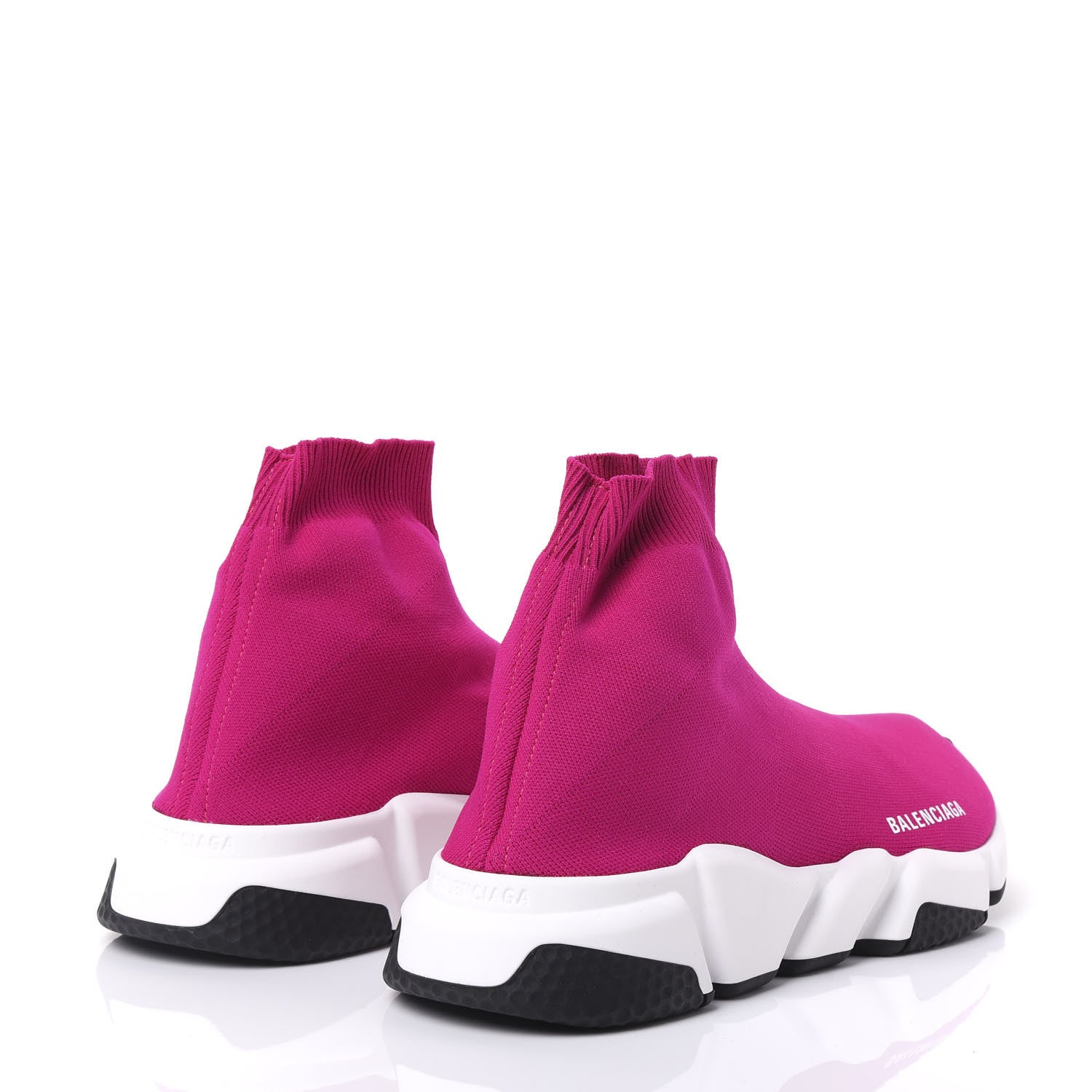 Balenciaga Neoprene Knit Womens Speed Sneakers 42 Rose Fuchsia 4 of 9