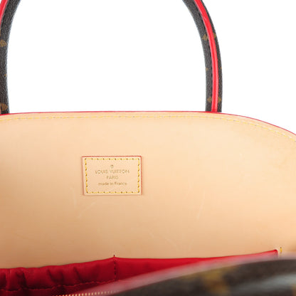 Louis Vuitton Monogram Calf Hair Spikes Iconoclasts Christian Louboutin Tote Red 6 of 7