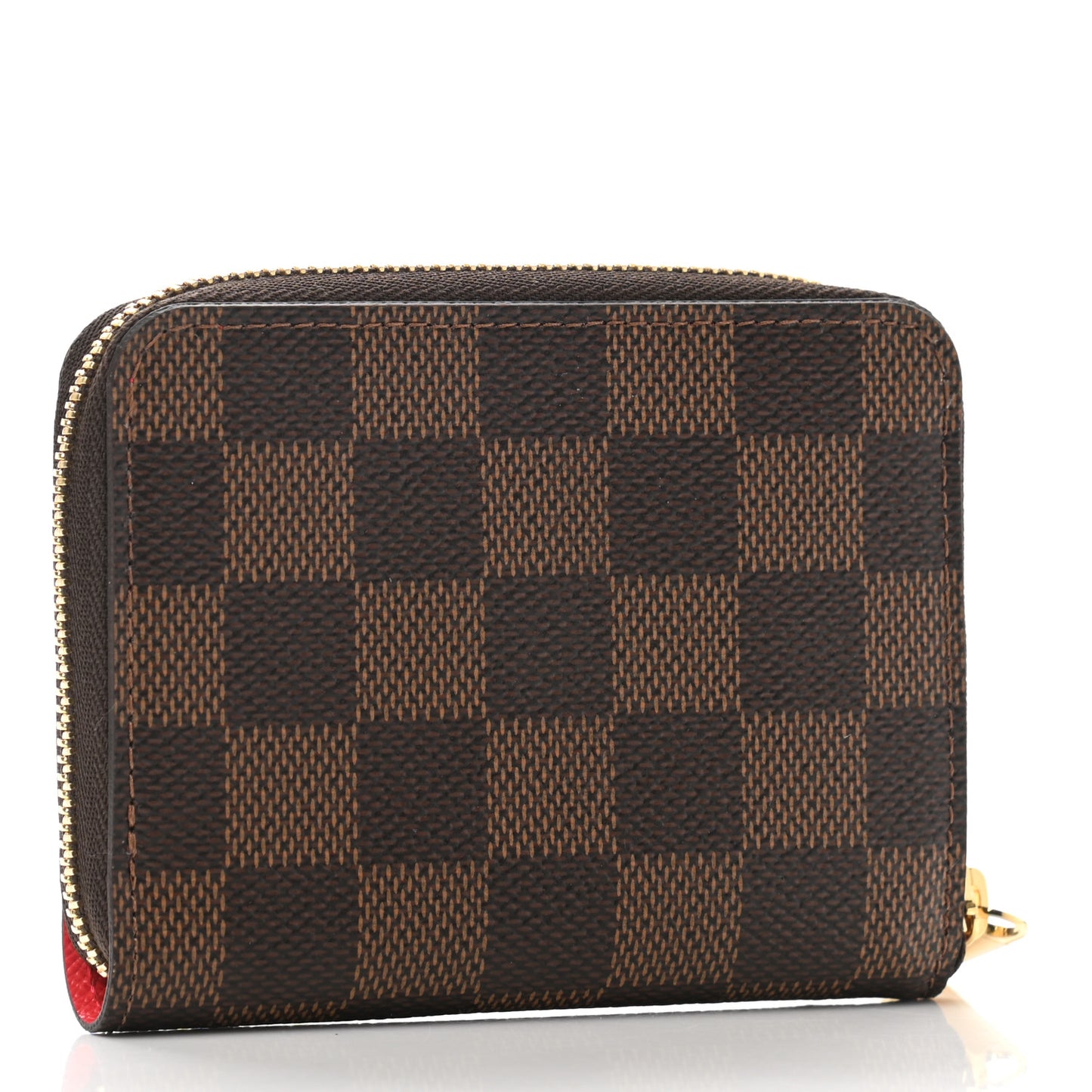 Damier Ebene 2021 Christmas Animation London Zippy Coin Purse Red