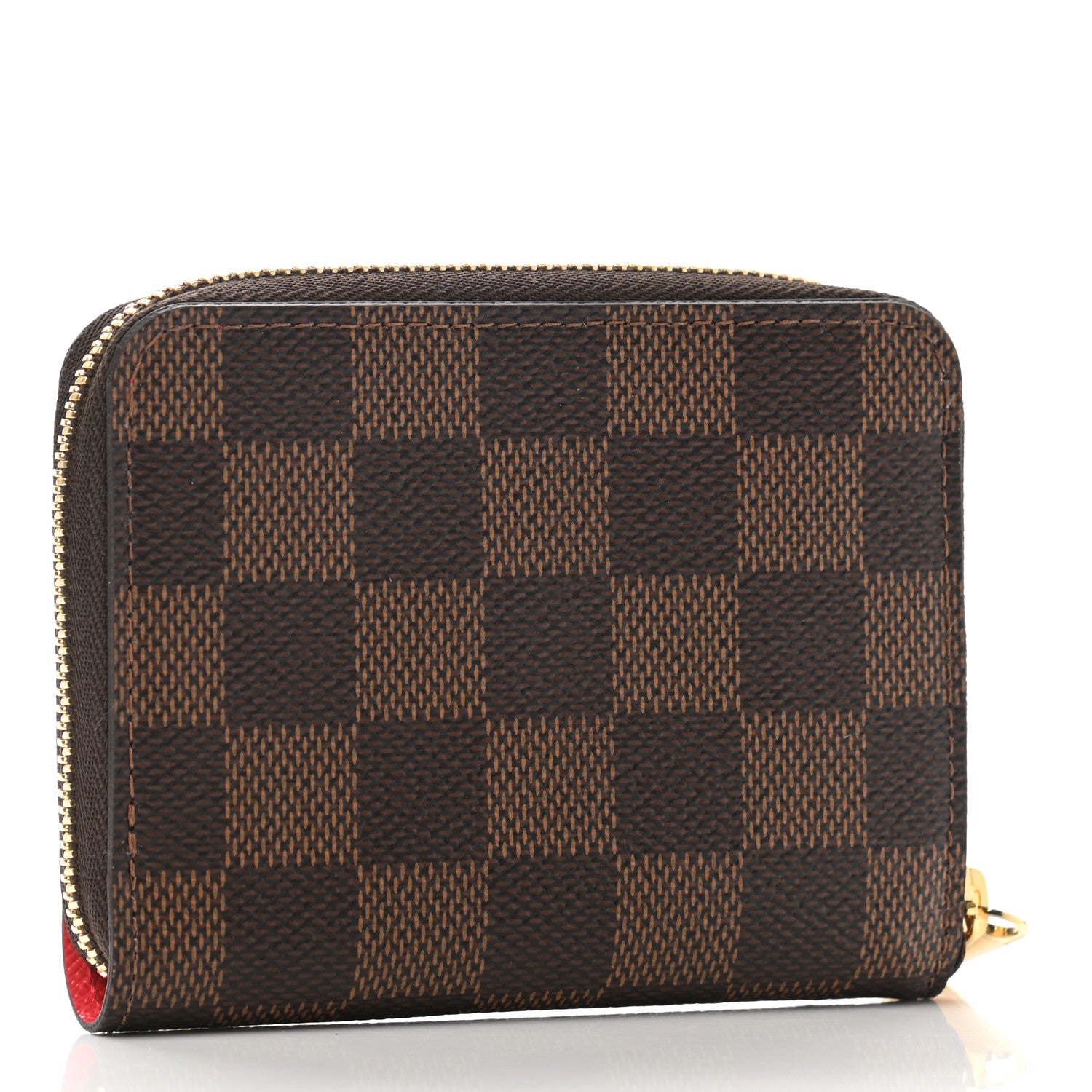 Louis Vuitton Damier Ebene 2021 Christmas Animation London Zippy Coin Purse Red 3 of 6