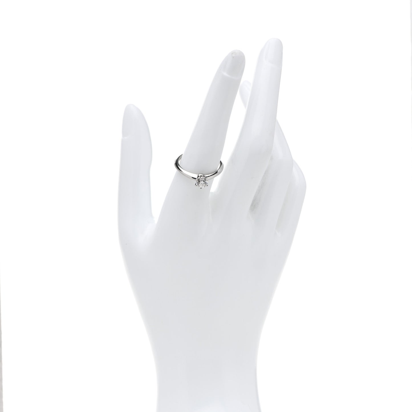 Platinum Diamond .55ct Solitaire Engagement Ring 57 8
