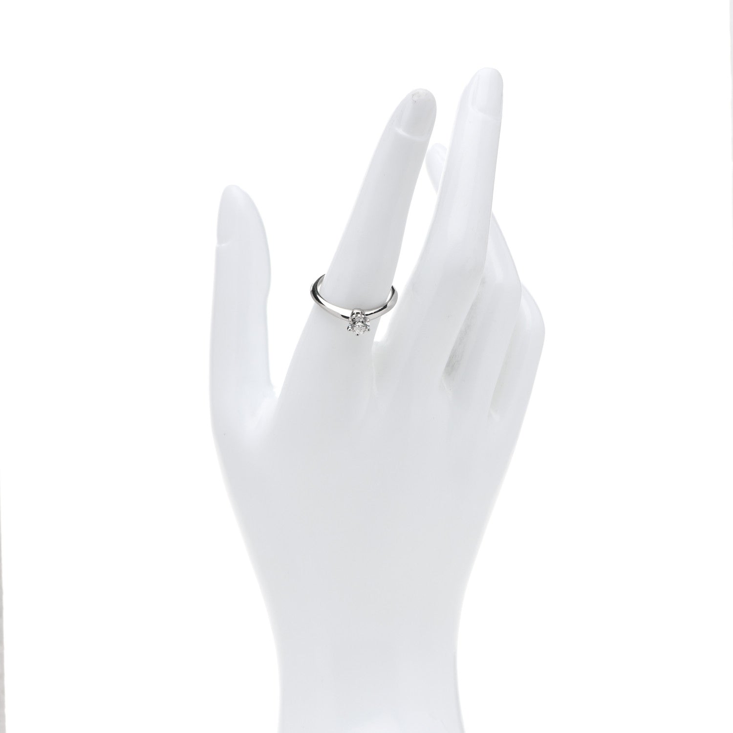 Tiffany Platinum Diamond .55ct Solitaire Engagement Ring 57 8 2 of 6