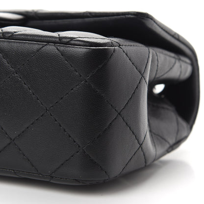 Chanel Lambskin Quilted Mini Rectangular Flap Black 9 of 9