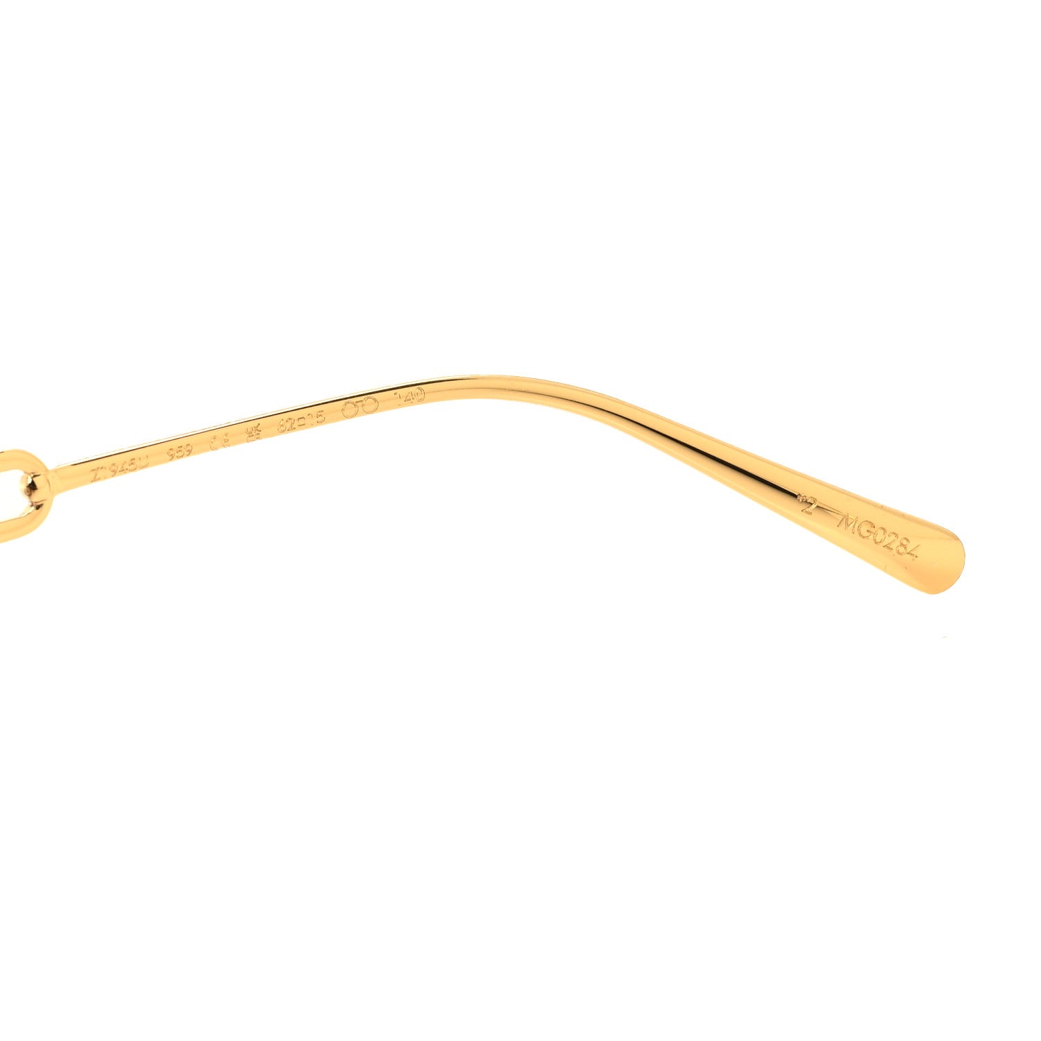 Louis Vuitton Acetate Metal My LV Two Chain Classique Square Z1945U Sunglasses Havana Brown 6 of 7