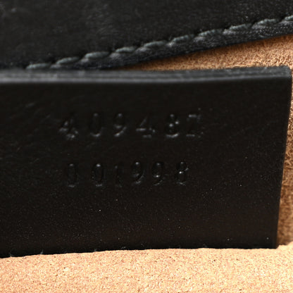 Gucci GG Supreme Monogram Calfskin Small Padlock Shoulder Bag Beige Black Cuir Beige Black Cuir 6 of 12