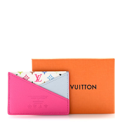 Louis Vuitton LV X TM Monogram Multicolor Criss-Cross Card Holder Kawaii Pink 7 of 7