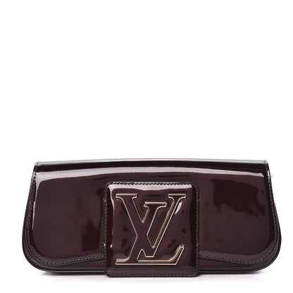 Louis Vuitton Patent Sobe Clutch Amarante 1 of 9